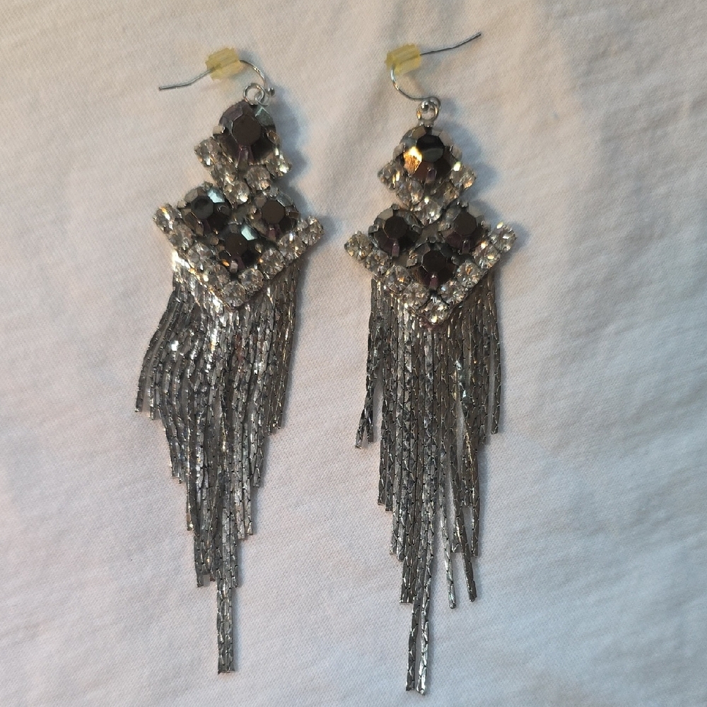 Elegant Silver Dangle Earrings